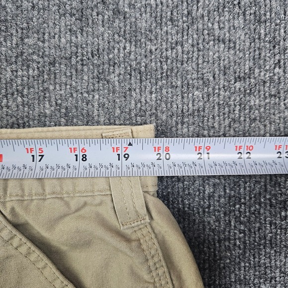 Carhartt Canvas Cell Phone Work Short Men 40 Tan B144 Loose Original Fit Utility - Picture 3 of 7